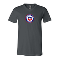 Men’s  Chile National Soccer Team - BELLA + CANVAS - Jersey V-Neck Tee - 3005