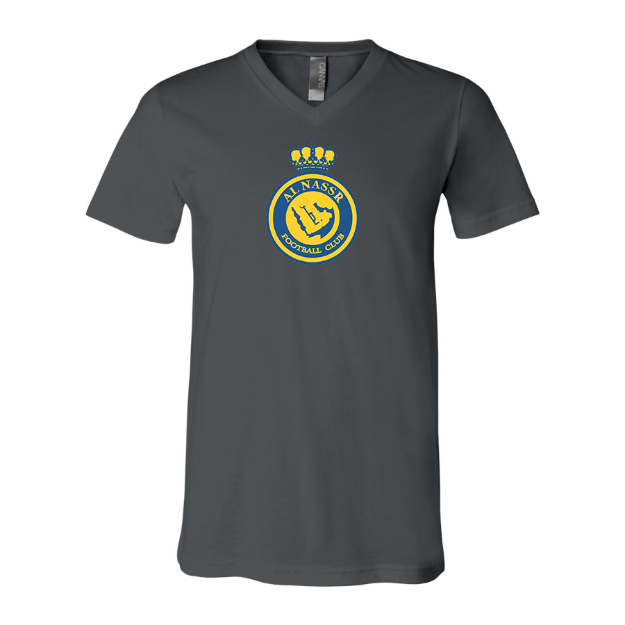 Men’s Al Nassr FC - BELLA + CANVAS - Jersey V-Neck Tee - 3005