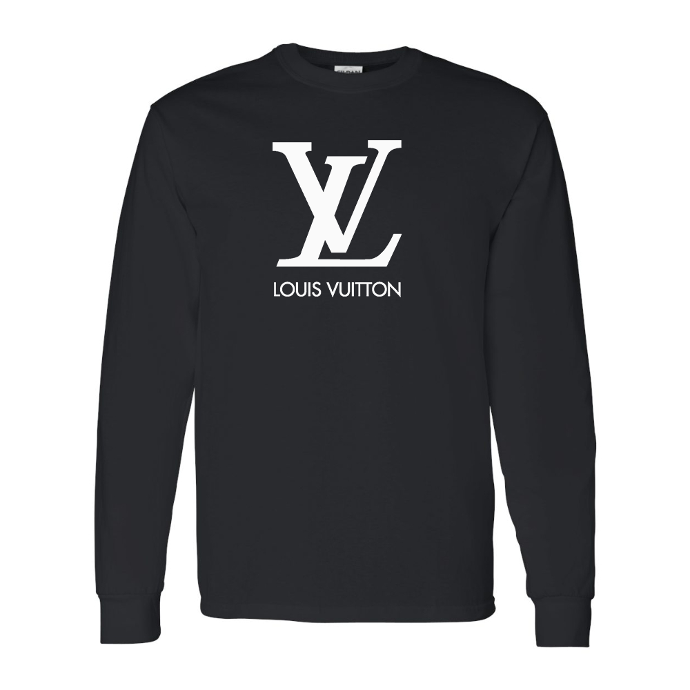 Men's Louis Vuitton Cotton Long Sleeve T-Shirt