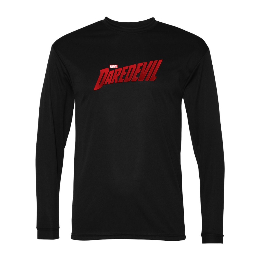 Men’s Daredevil Marvel-  Polyester Long Sleeve T-Shirt