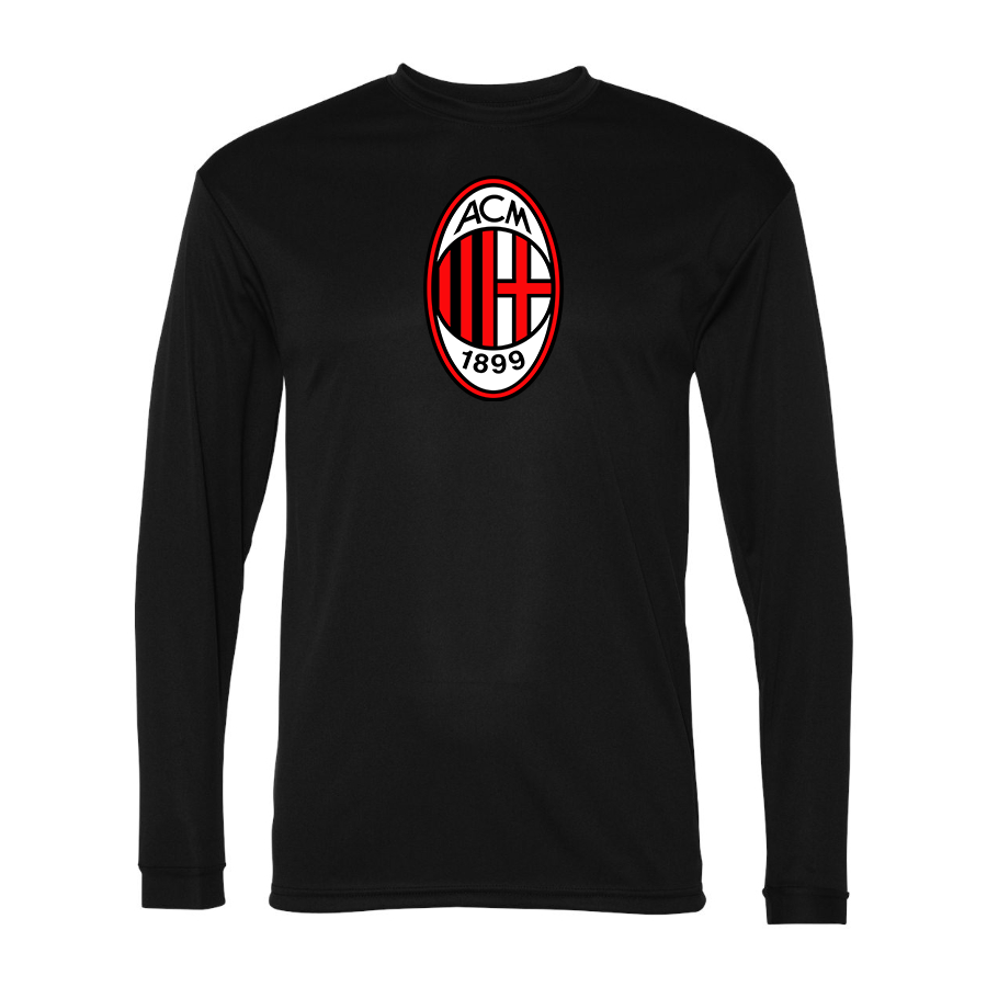 Men’s AC Milan Soccer- C2 Sport - Performance Long Sleeve T-Shirt - 5104