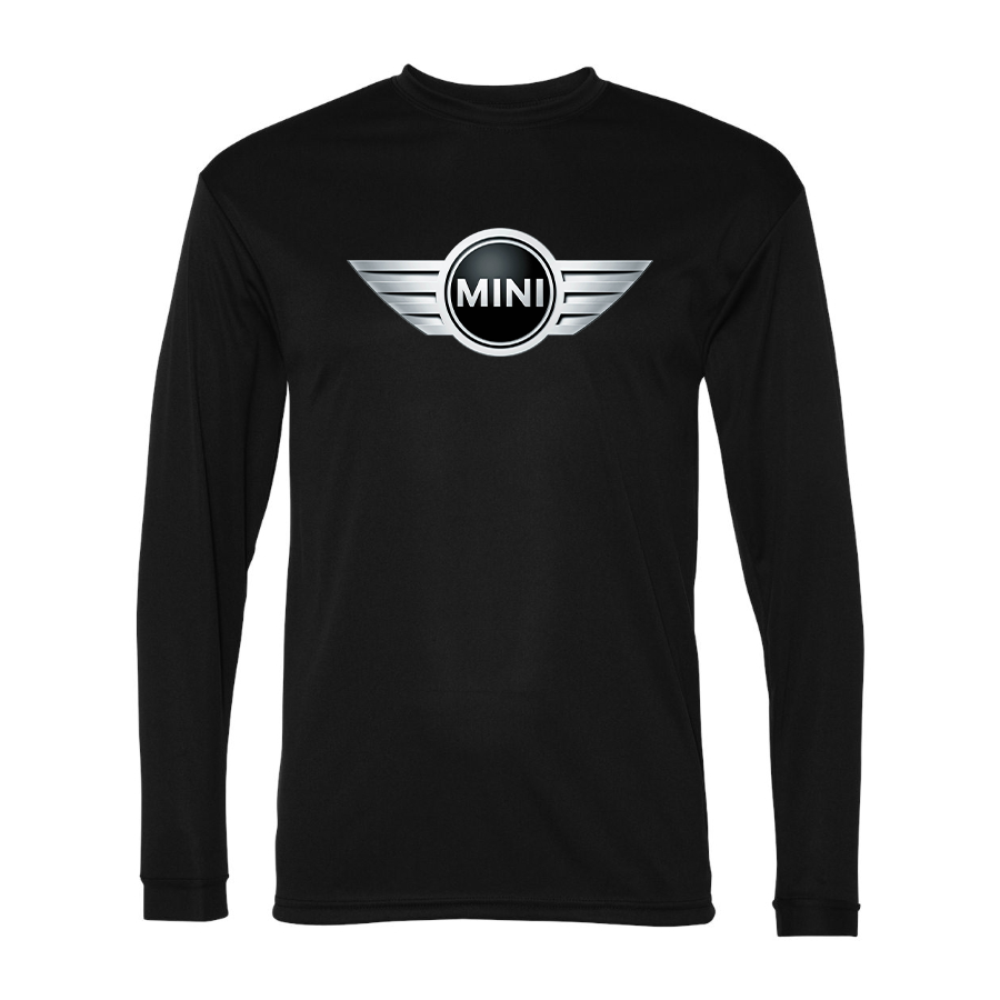 Men's Mini Cooper Car NEW -  Polyester Long Sleeve T-Shirt