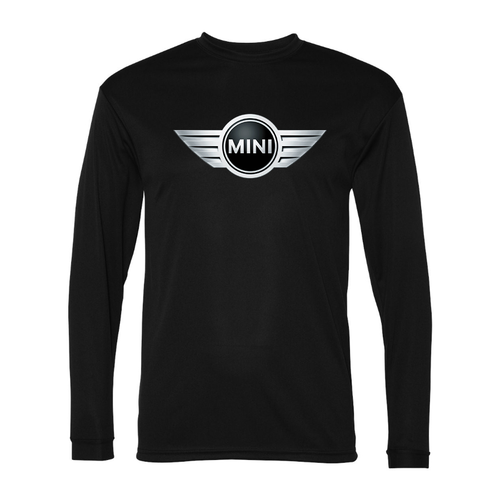 Men's Mini Cooper Car NEW -  Polyester Long Sleeve T-Shirt