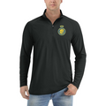 Men’s Al Nassr FC - Lightweight Quarter-Zip Athletic Shirt – Long Sleeve Performance Wear