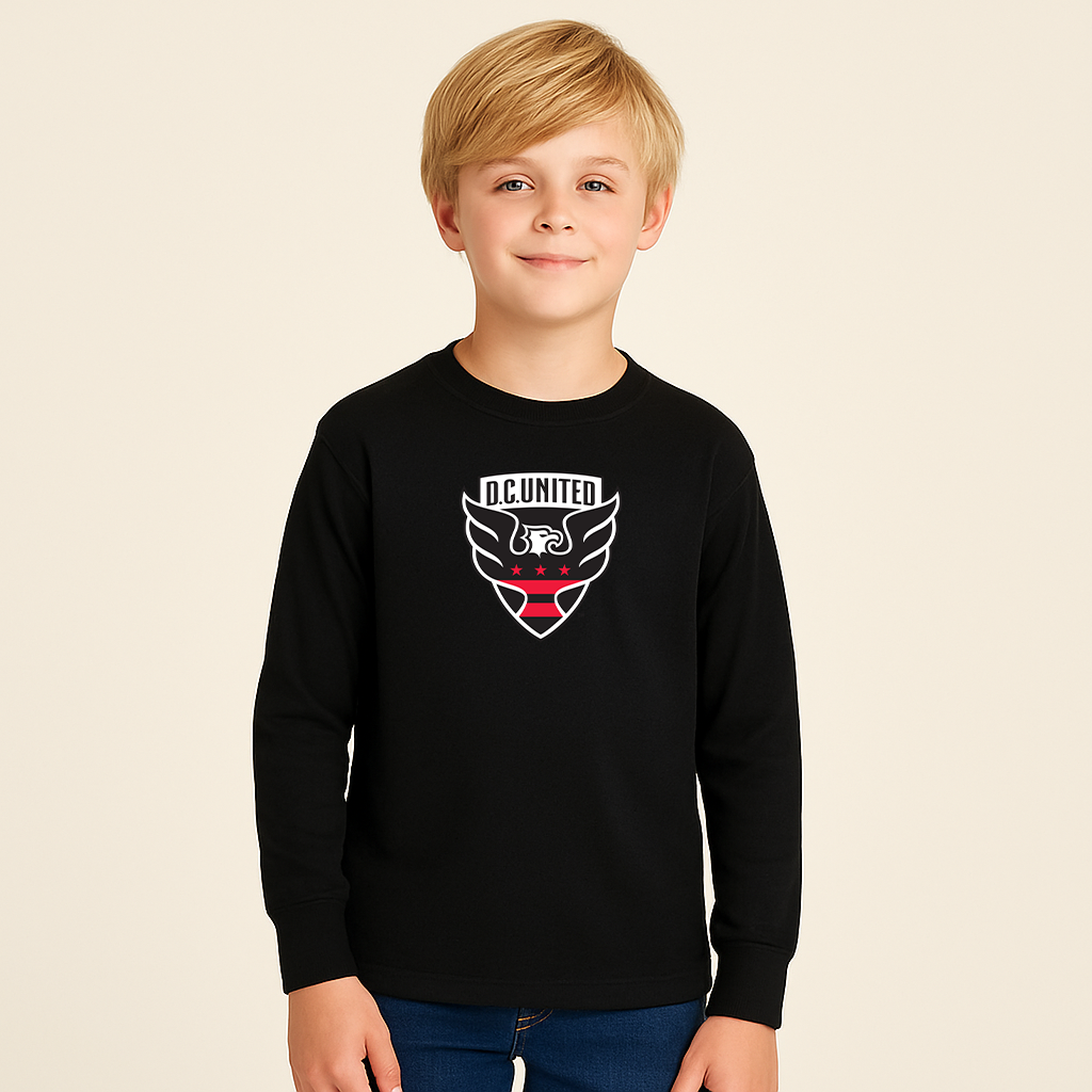Youth Kids D.C. United FC Long Sleeve T-Shirt