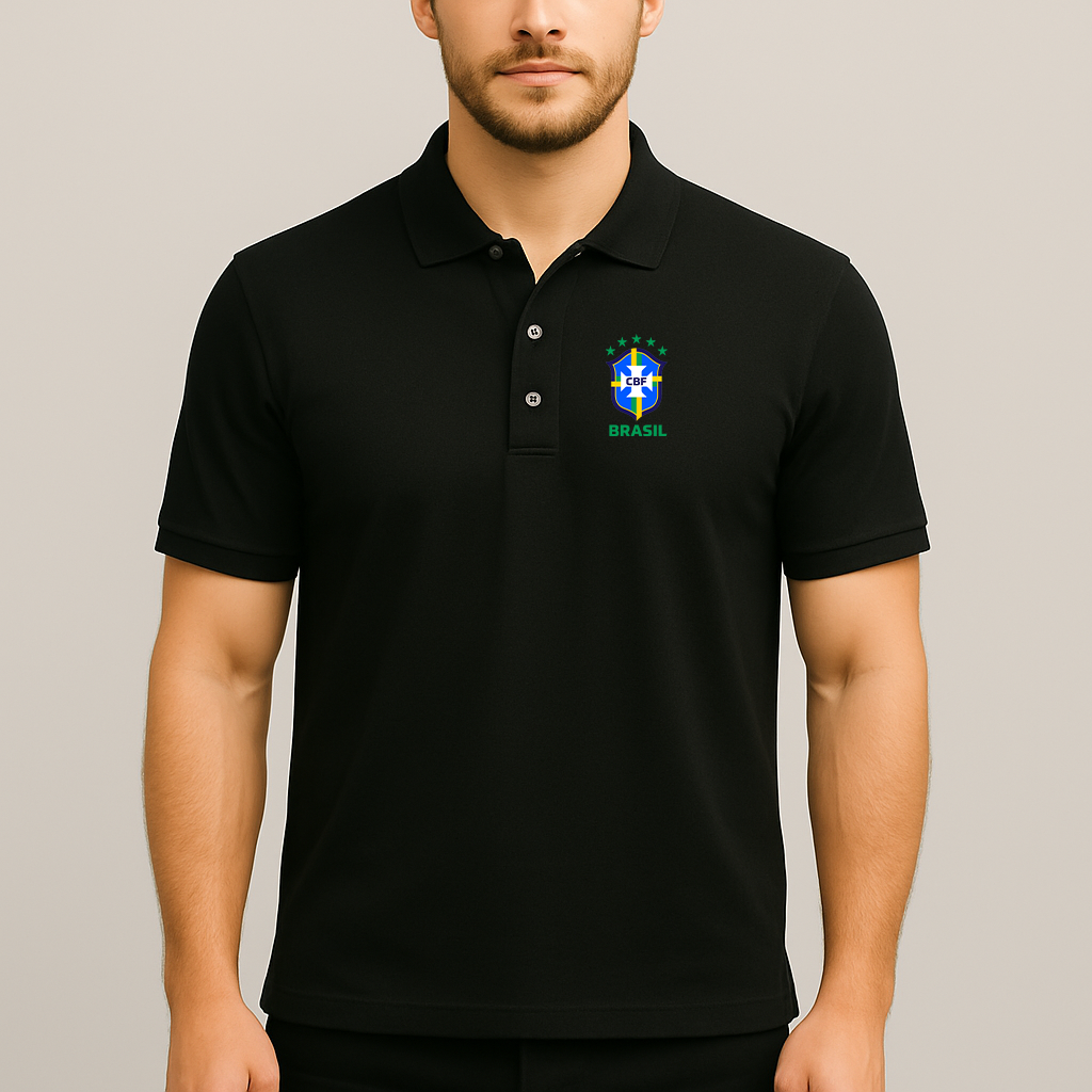 Men's Brasil National Soccer Team Dry Blend Polo