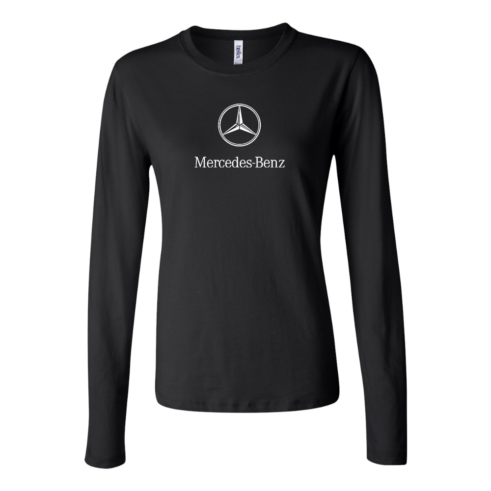 Women's Mercedes-Benz Luxury Car Long Sleeve T-Shirt