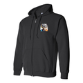 Men's Goku Fire Dragon Ball Z Cartoon Zipper Hoodie