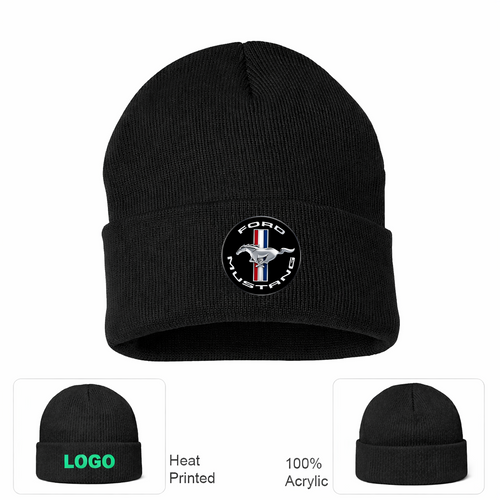 Ford Mustang Motorsport Car Beanie Hat