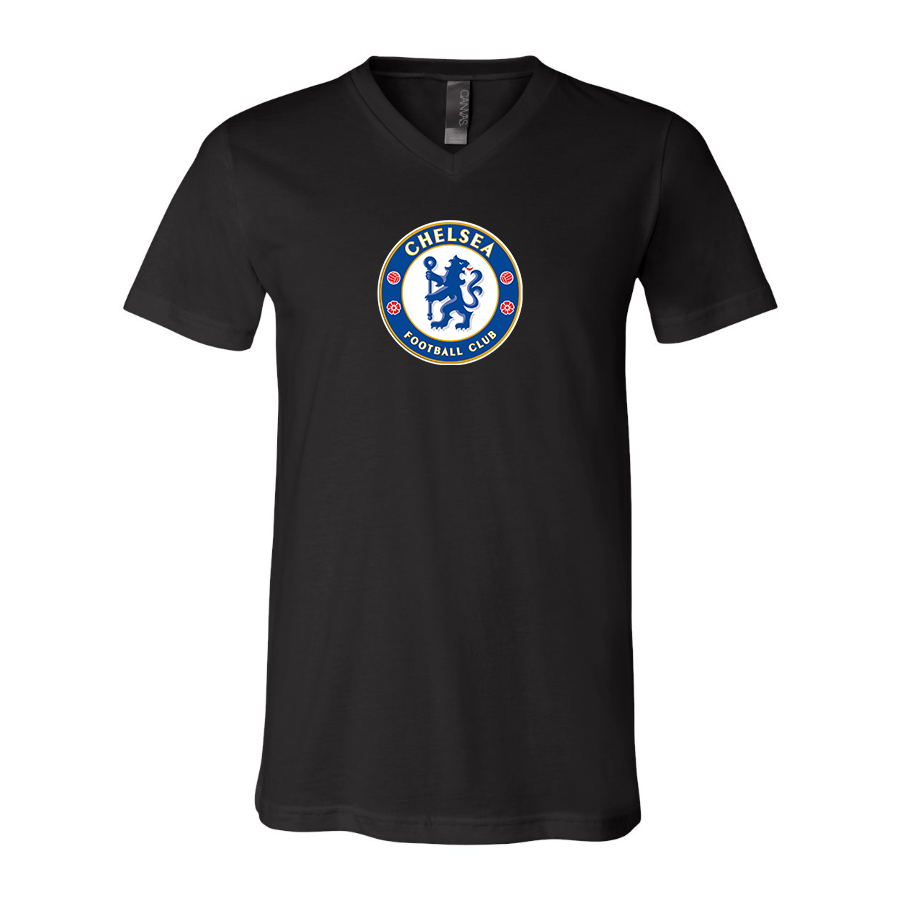 Men’s  Chelsea Soccer - BELLA + CANVAS - Jersey V-Neck Tee - 3005