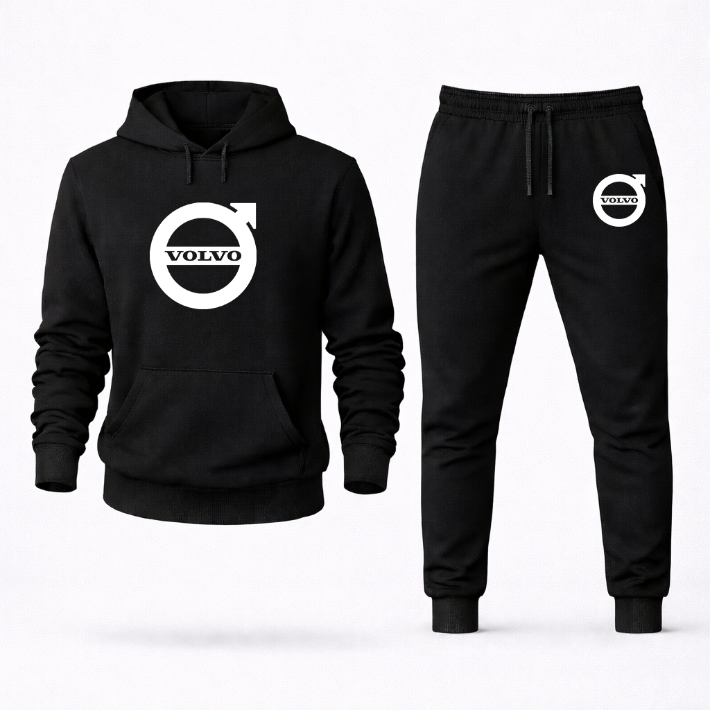 Men's Volvo Car Hoodie Joggers Set