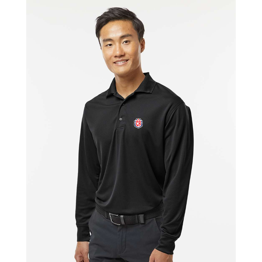 Men's  Costa Rica National Soccer Team - Paragon - Prescott Long Sleeve Polo - 110