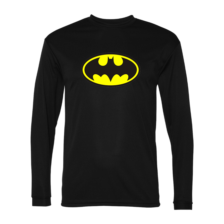 Men’s DC Comics Batman-  Polyester Long Sleeve T-Shirt