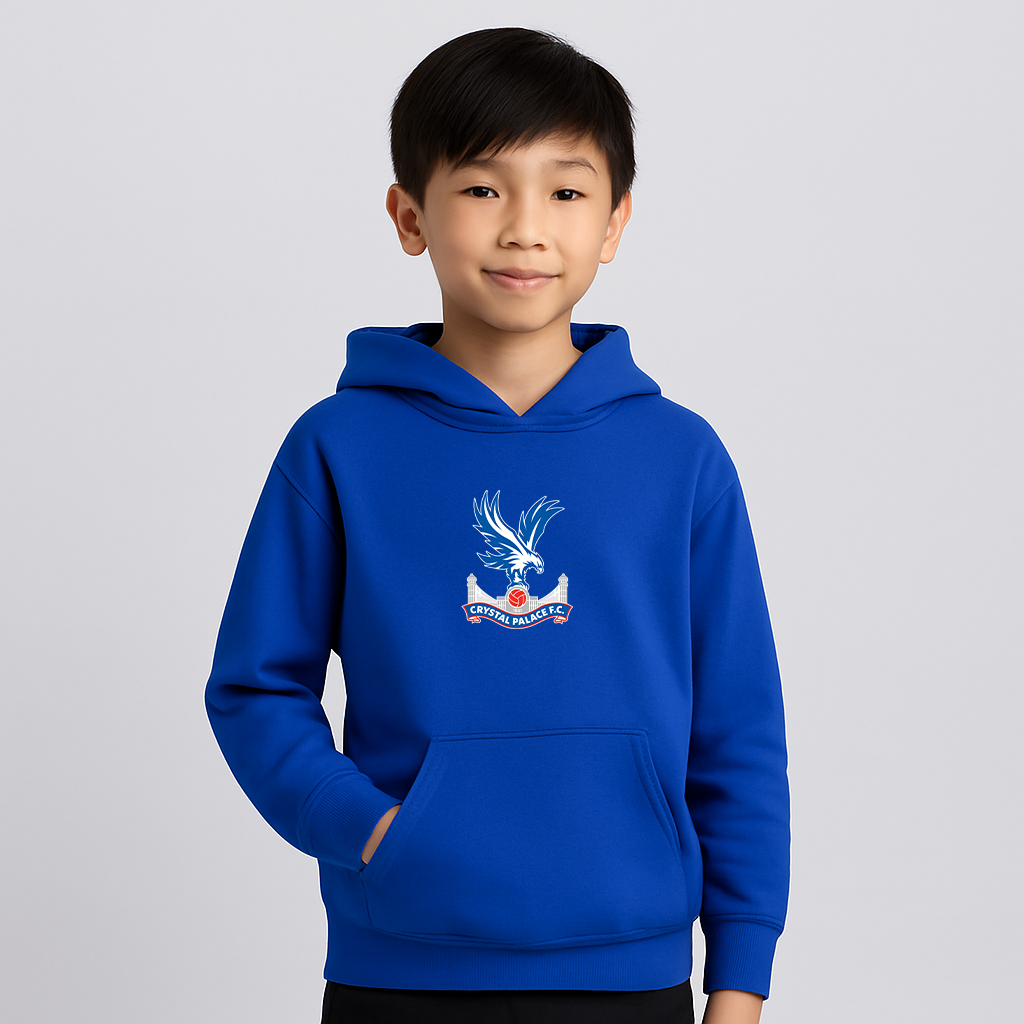 Youth Kids Crystal Palace F.C Pullover Hoodie
