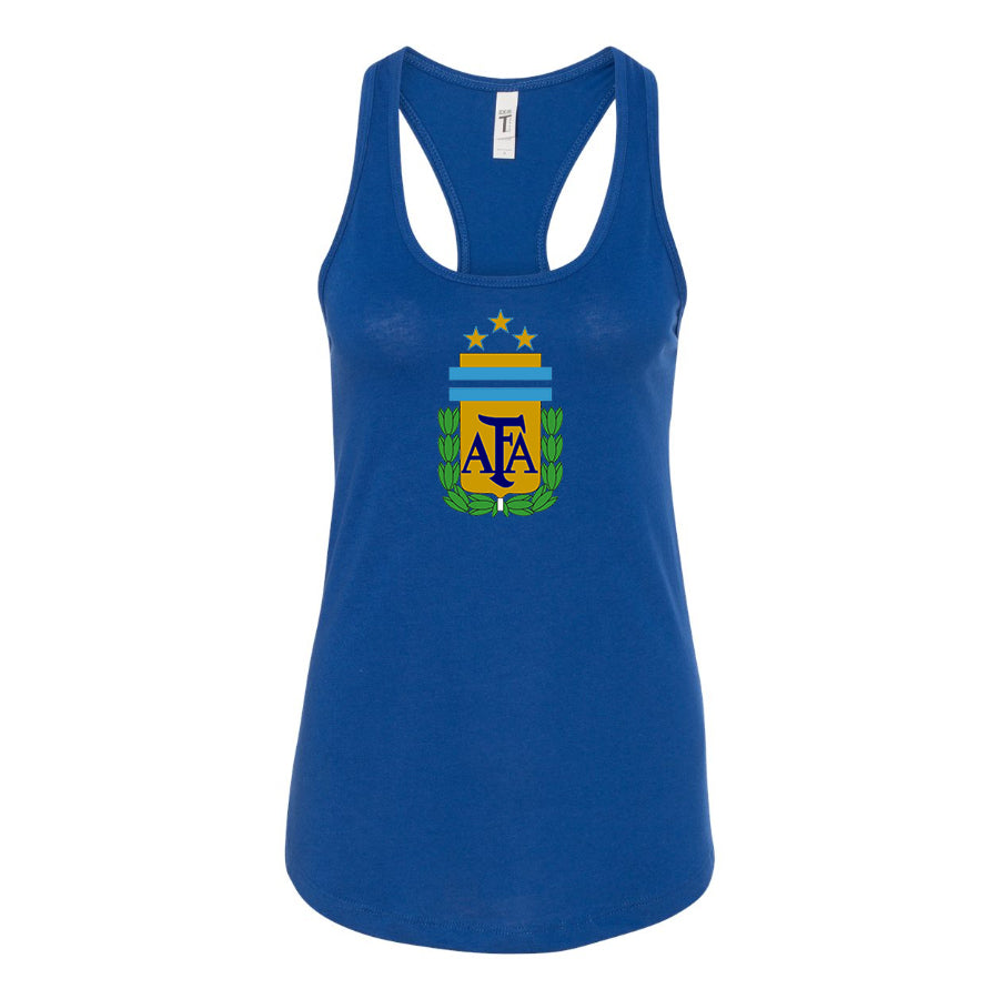 Women's Argentina National Soccer Team Racerback Tank Top