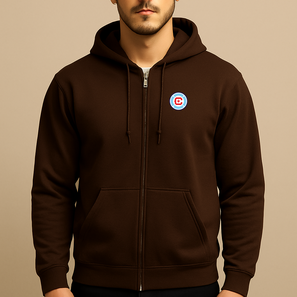 Men's Chicago Fire Soccer Zipper Hoodie