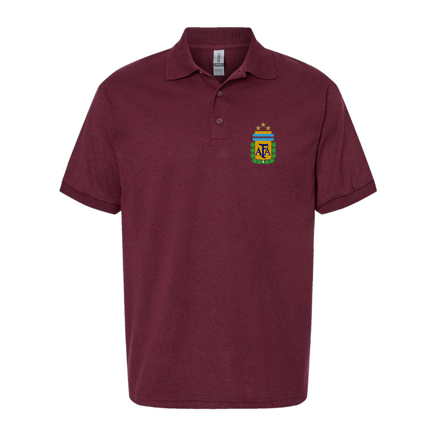 Men's Argentina National Soccer Team Dry Blend Polo
