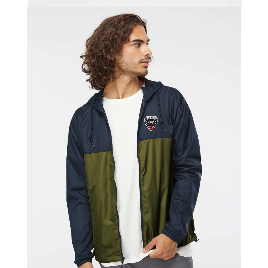 Men’s D.C. United FC - Independent Trading Co. - Lightweight Windbreaker Full-Zip Jacket - EXP54LWZ