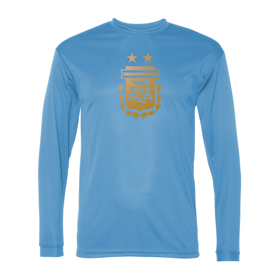 Men’s Argentina Soccer  - C2 Sport - Performance Long Sleeve T-Shirt - 5104