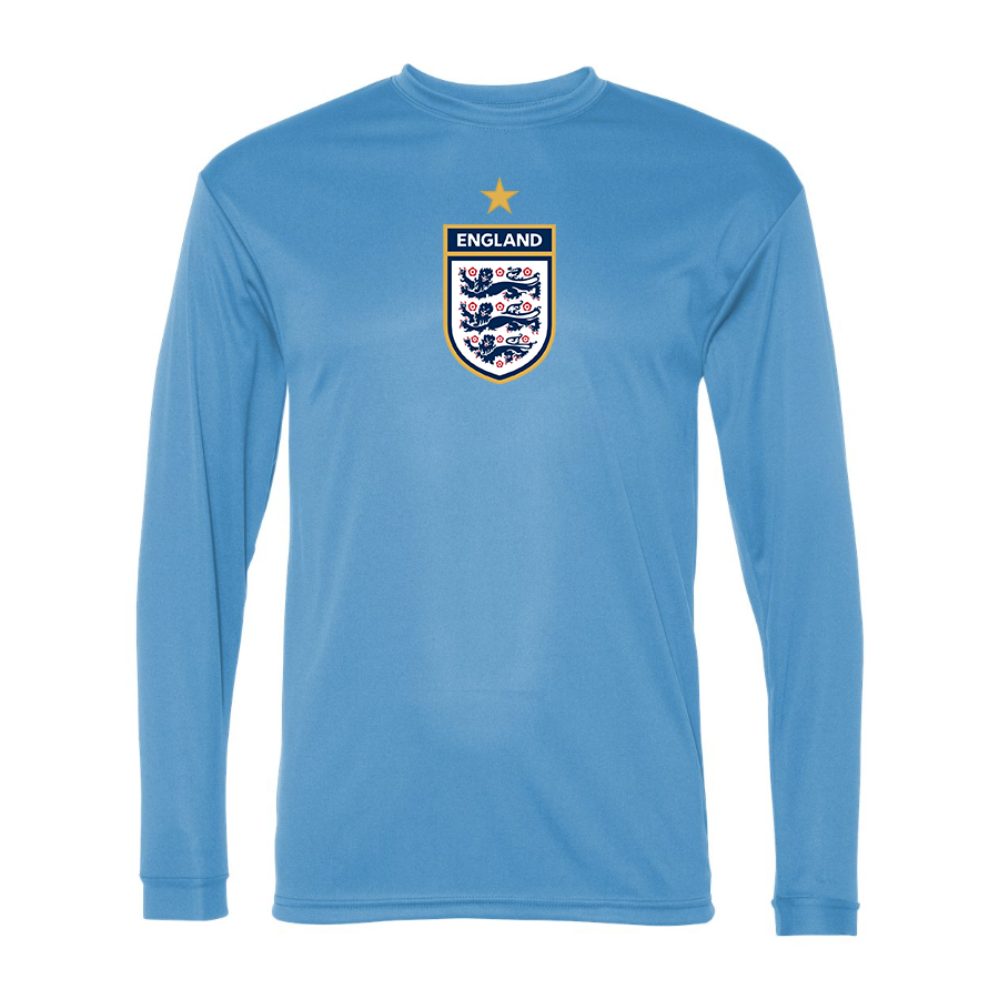 Men’s  England National Soccer Team - C2 Sport - Performance Long Sleeve T-Shirt - 5104