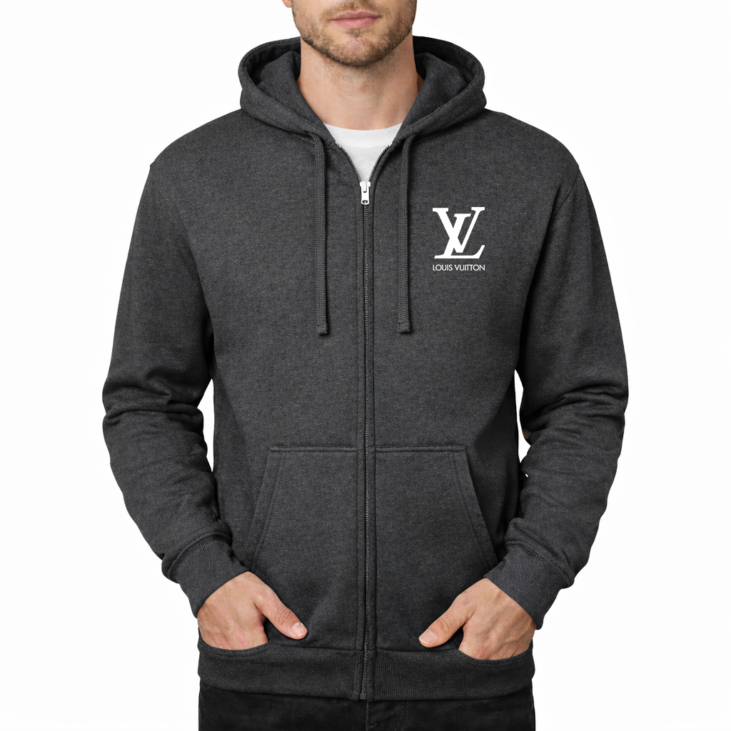 Men's Louis Vuitton Zipper Hoodie