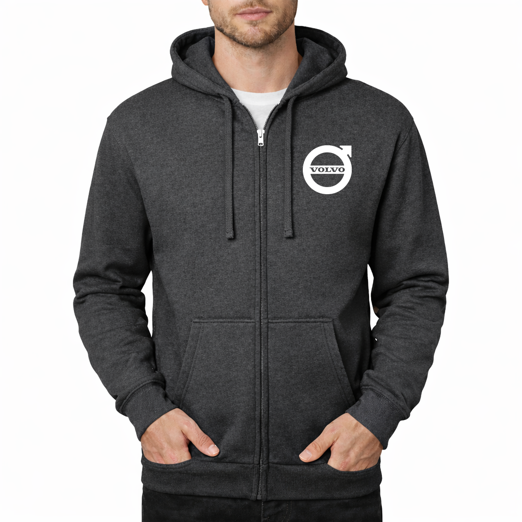 Men’s Volvo Car Zipper Hoodie