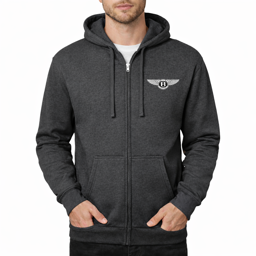 Men’s Bentley Motorsports Car Zipper Hoodie