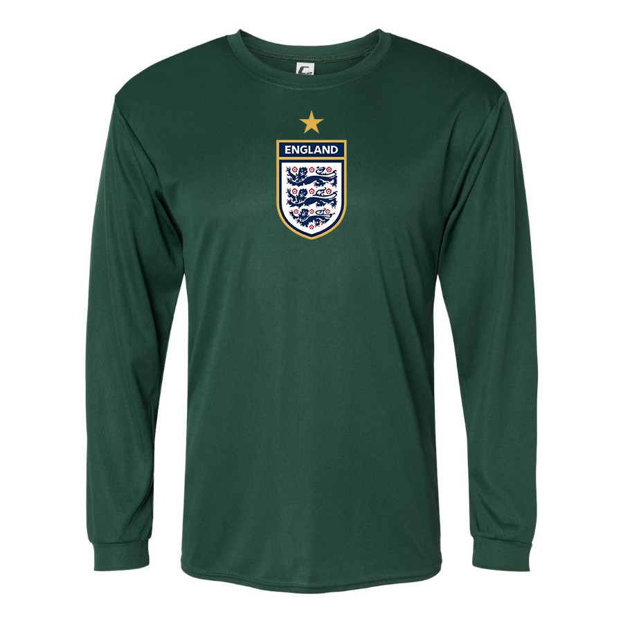 Men’s  England National Soccer Team - C2 Sport - Performance Long Sleeve T-Shirt - 5104