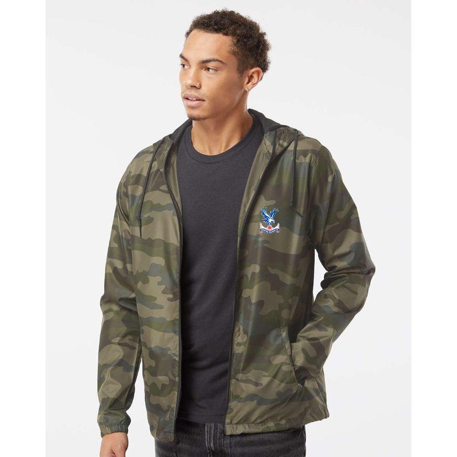 Men’s Crystal Palace F.C - Independent Trading Co. - Lightweight Windbreaker Full-Zip Jacket - EXP54LWZ