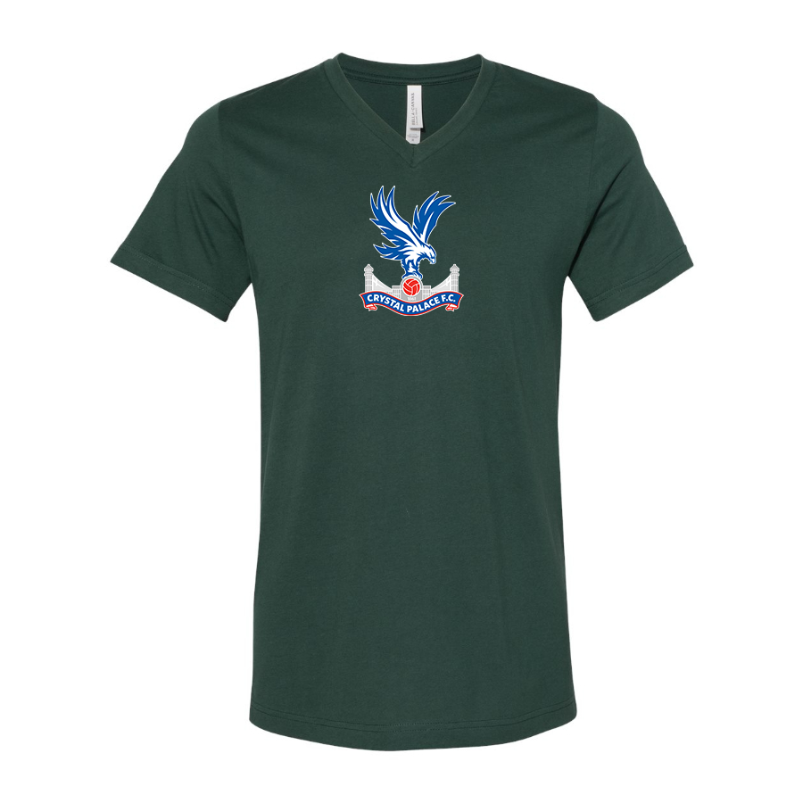 Men’s  Crystal Palace F.C - BELLA + CANVAS - Jersey V-Neck Tee - 3005