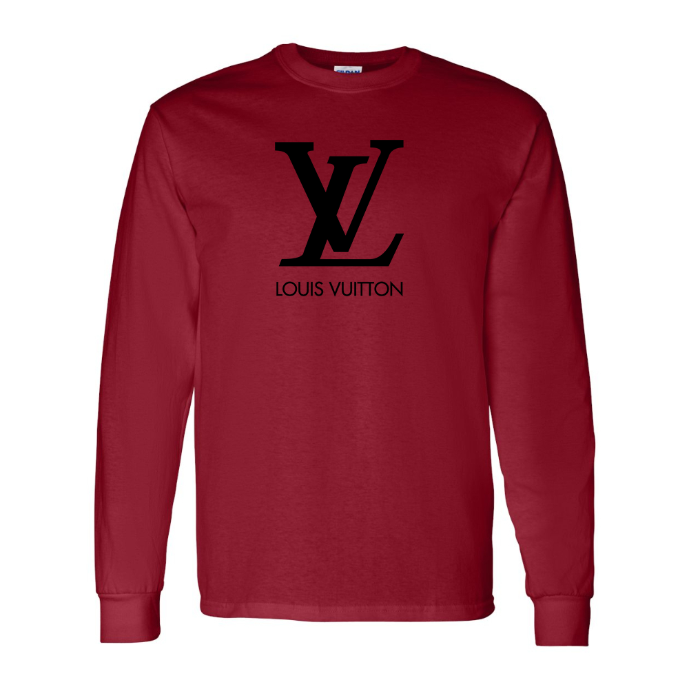 Men's Louis Vuitton Cotton Long Sleeve T-Shirt