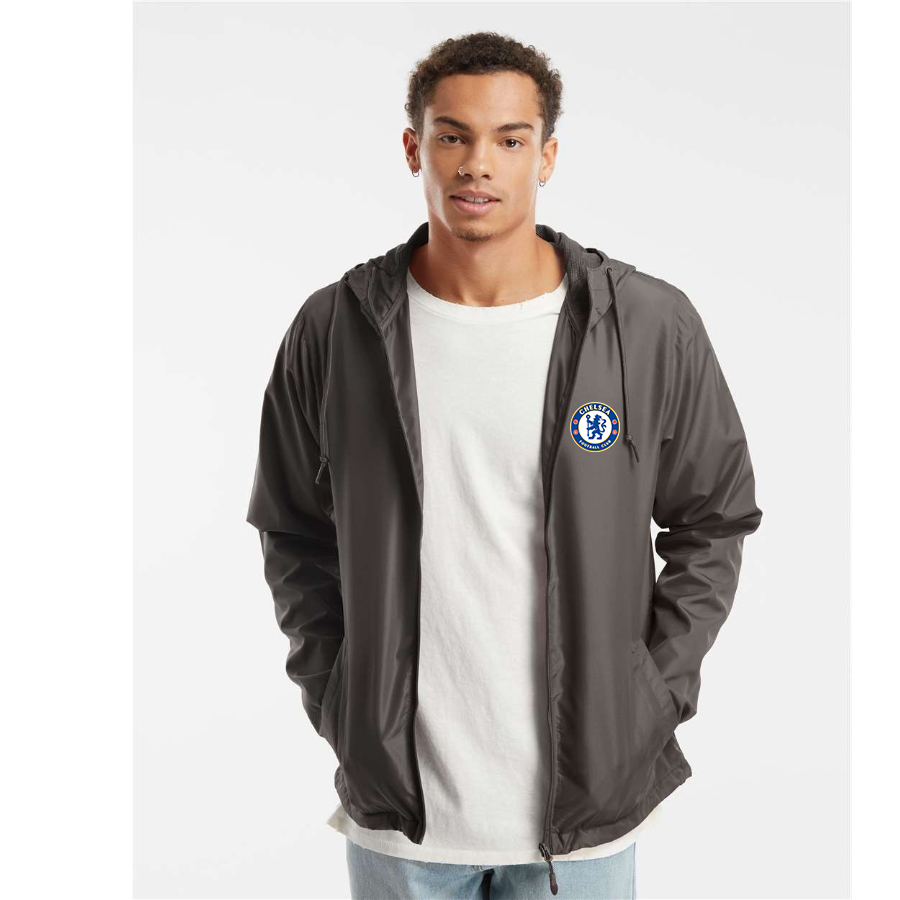 Men’s Chelsea Soccer- Independent Trading Co. - Lightweight Windbreaker Full-Zip Jacket - EXP54LWZ