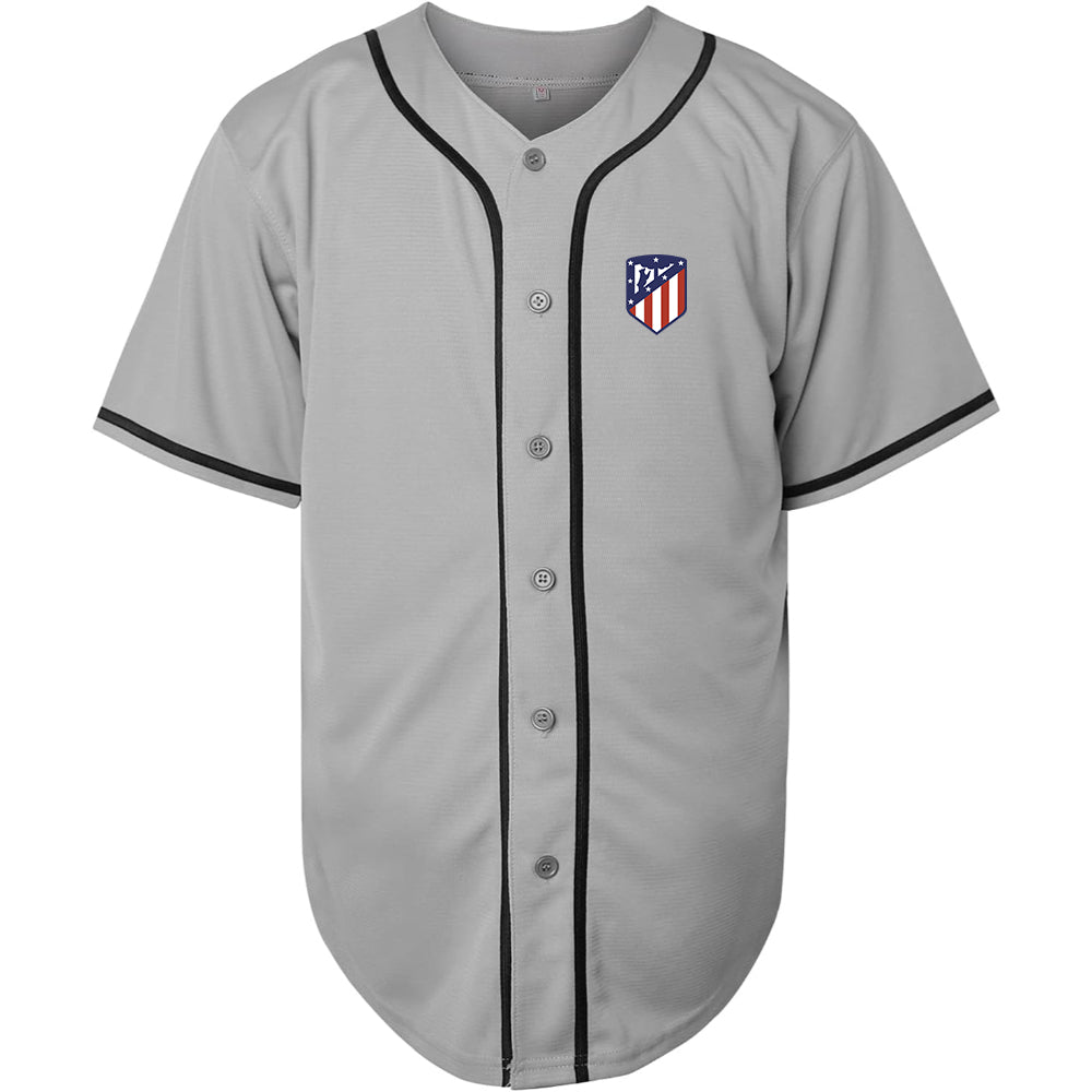 Men's Atletico Madrid FC Baseball Jersey