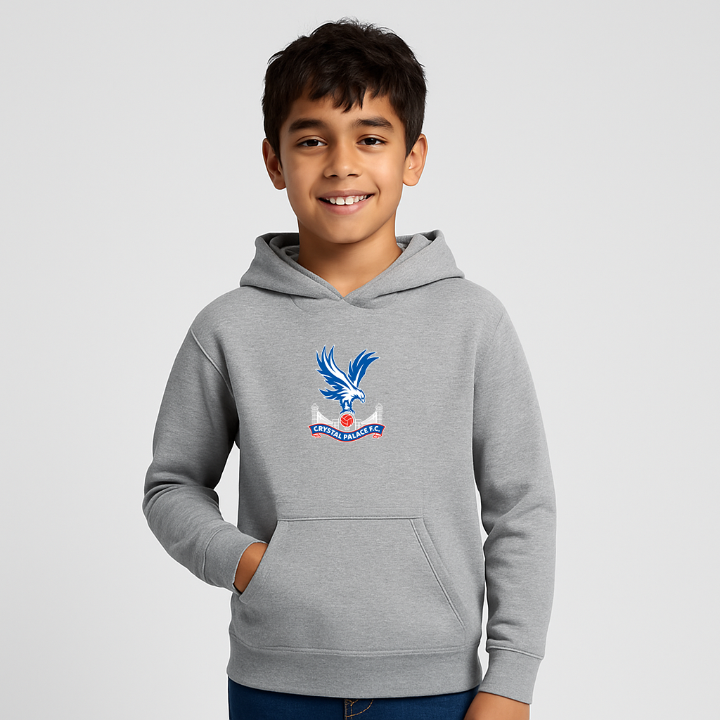 Youth Kids Crystal Palace F.C Pullover Hoodie