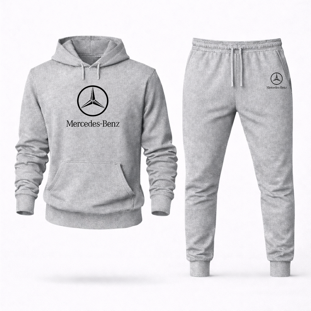 Men’s Mercedes-Benz Luxury Car Hoodie Joggers Set