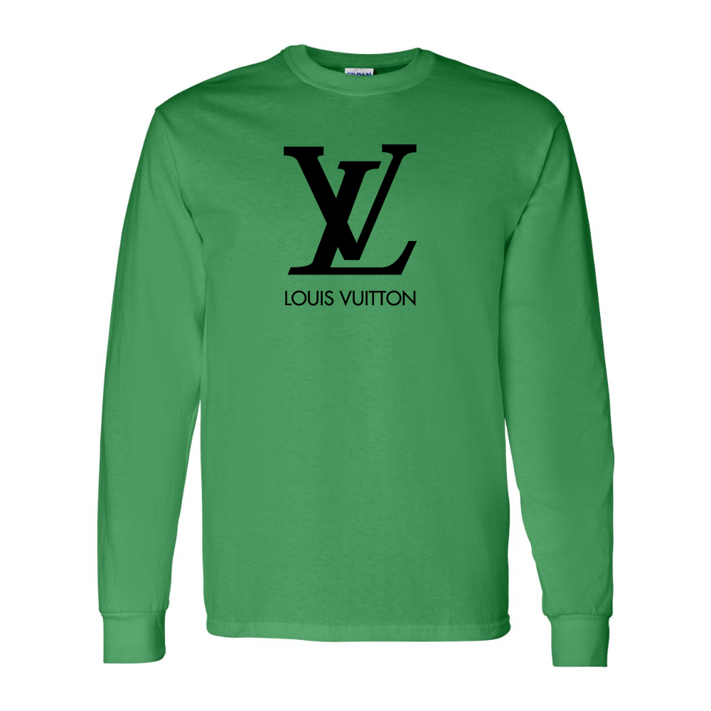 Men's Louis Vuitton Cotton Long Sleeve T-Shirt