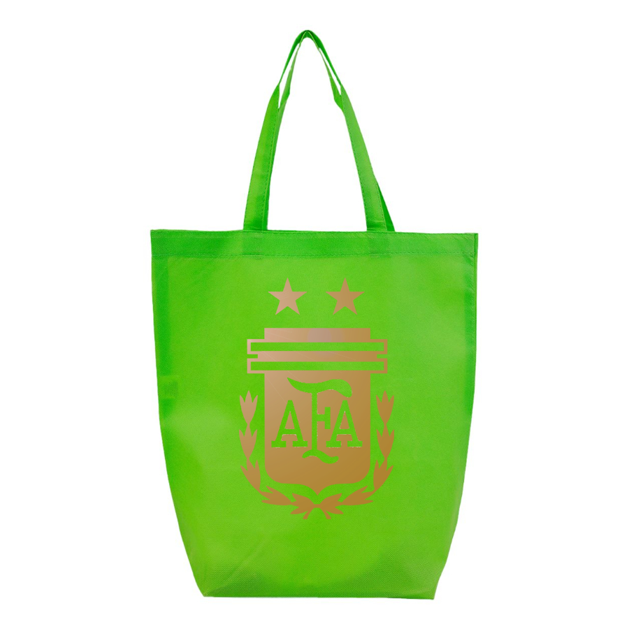 Argentina Soccer - Non-Woven Gusset Bottom Tote - Q1251 -  Q-Tees - Non-Woven Gusset Bottom Tote - Q1251