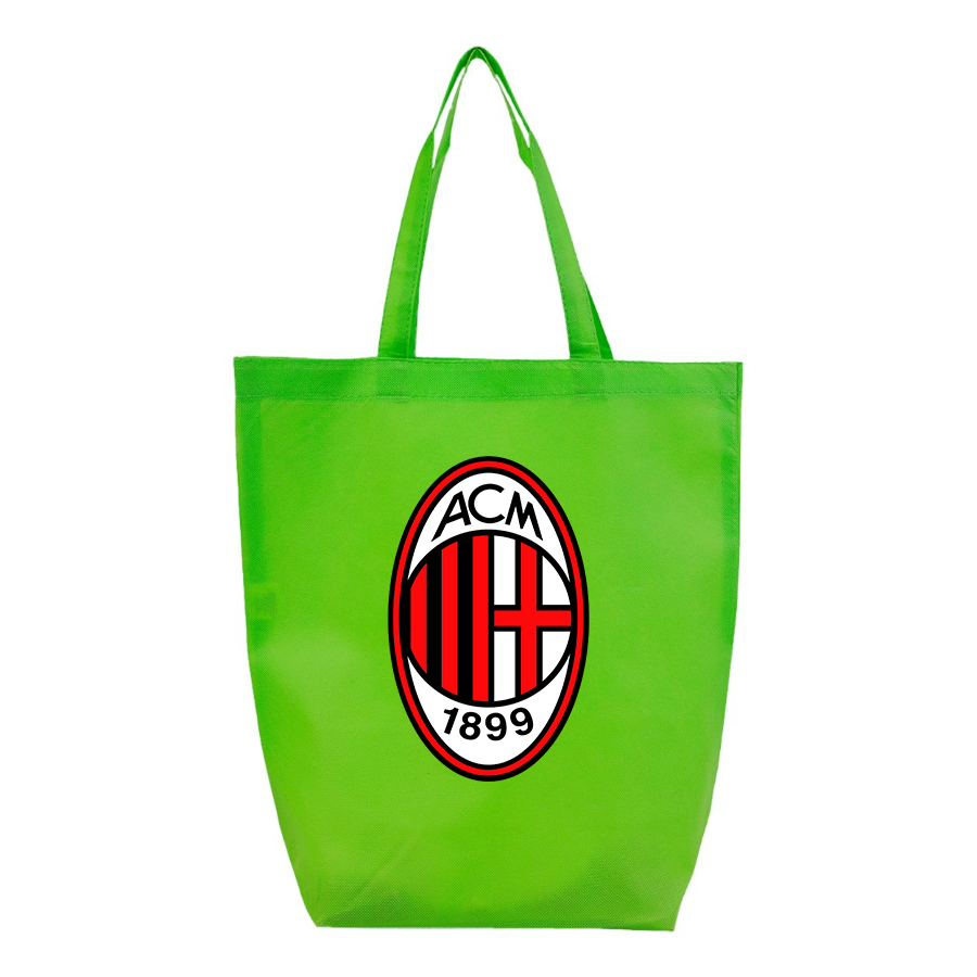 AC Milan Soccer-  Q-Tees - Non-Woven Gusset Bottom Tote - Q1251