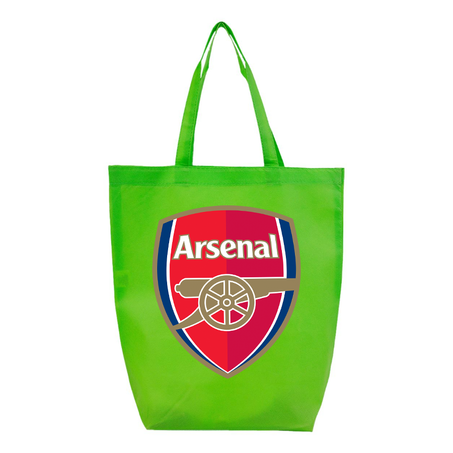 Arsenal Soccer  -  Q-Tees - Non-Woven Gusset Bottom Tote - Q1251