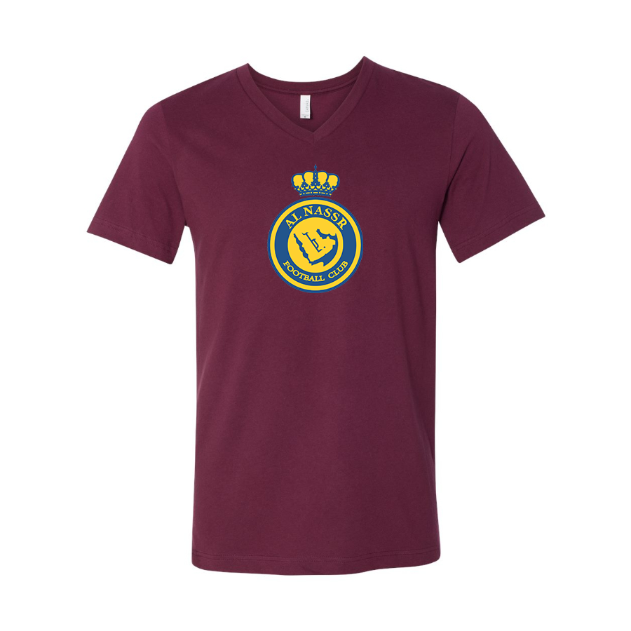 Men’s Al Nassr FC - BELLA + CANVAS - Jersey V-Neck Tee - 3005