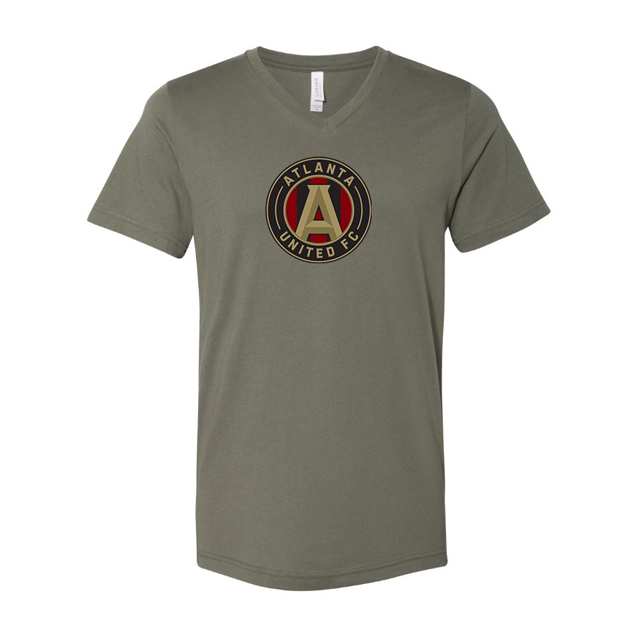 Men’s  Atlana United FC - BELLA + CANVAS - Jersey V-Neck Tee - 3005