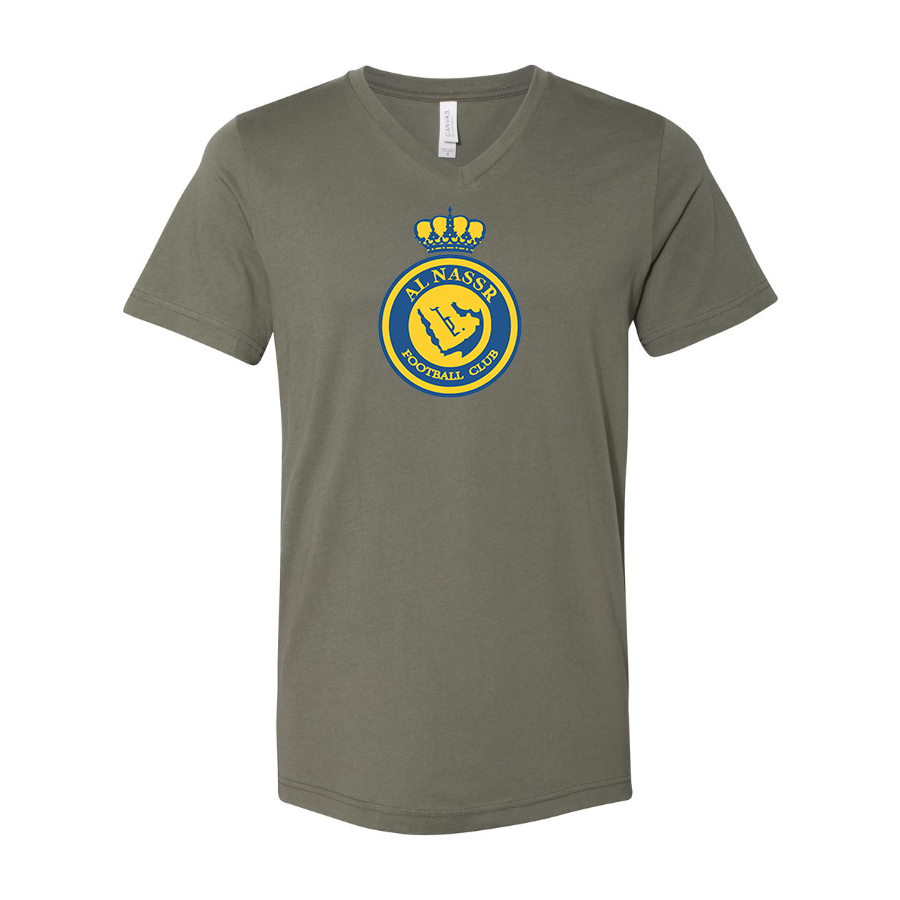 Men’s Al Nassr FC - BELLA + CANVAS - Jersey V-Neck Tee - 3005