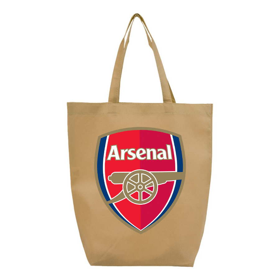 Arsenal Soccer  -  Q-Tees - Non-Woven Gusset Bottom Tote - Q1251