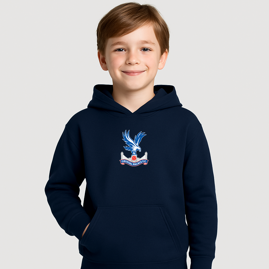 Youth Kids Crystal Palace F.C Pullover Hoodie
