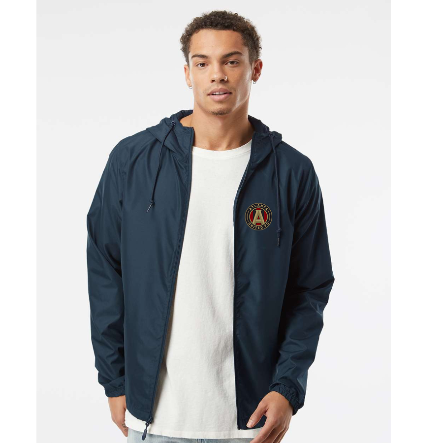 Men’s Atlana United FC - Independent Trading Co. - Lightweight Windbreaker Full-Zip Jacket - EXP54LWZ Arsenal Soccer