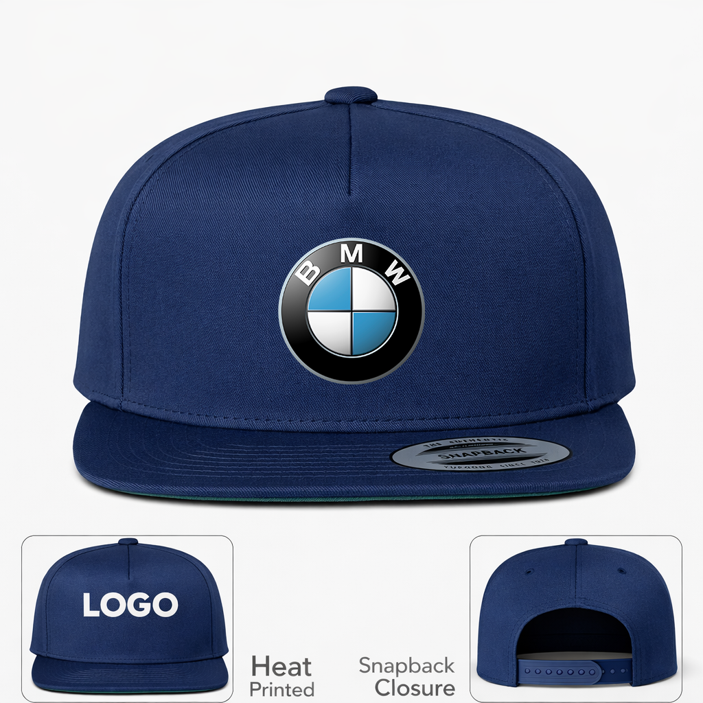 BMW Motorsports Car Snapback Hat
