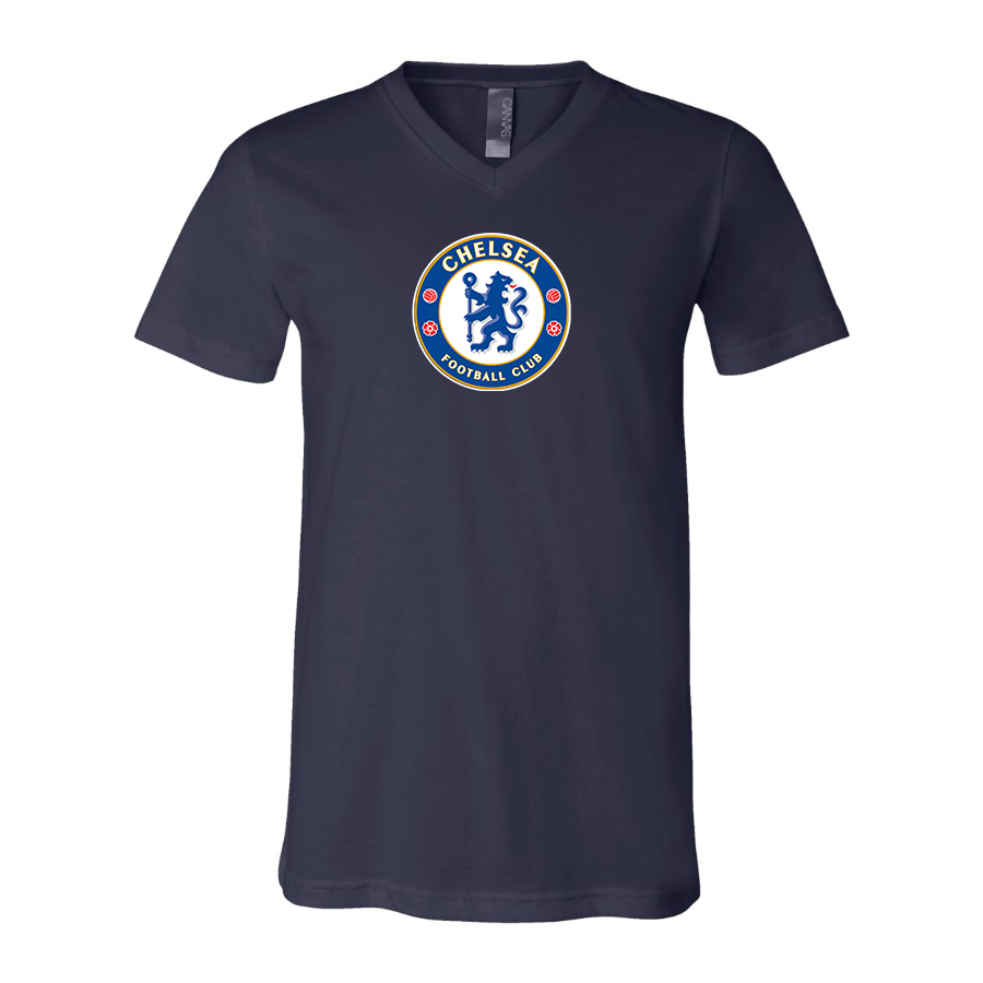 Men’s  Chelsea Soccer - BELLA + CANVAS - Jersey V-Neck Tee - 3005