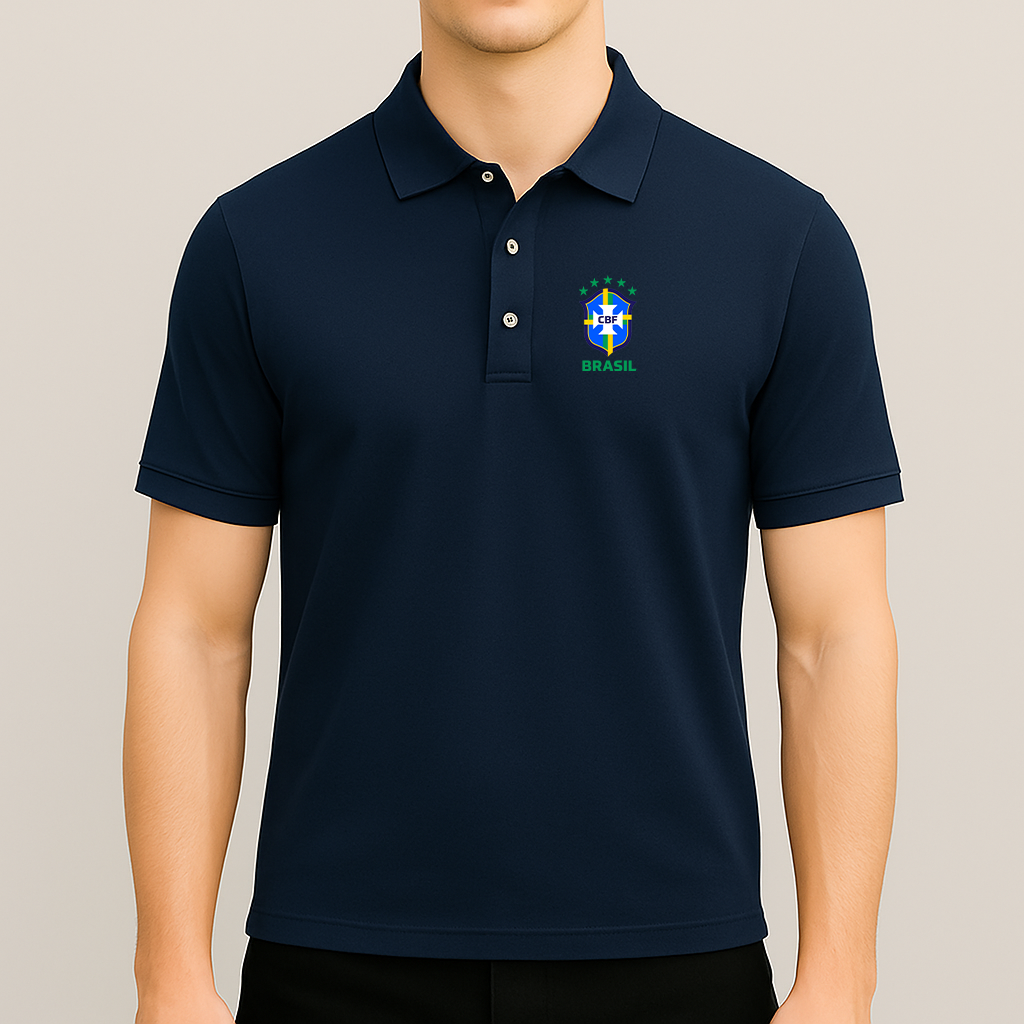 Men's Brasil National Soccer Team Dry Blend Polo