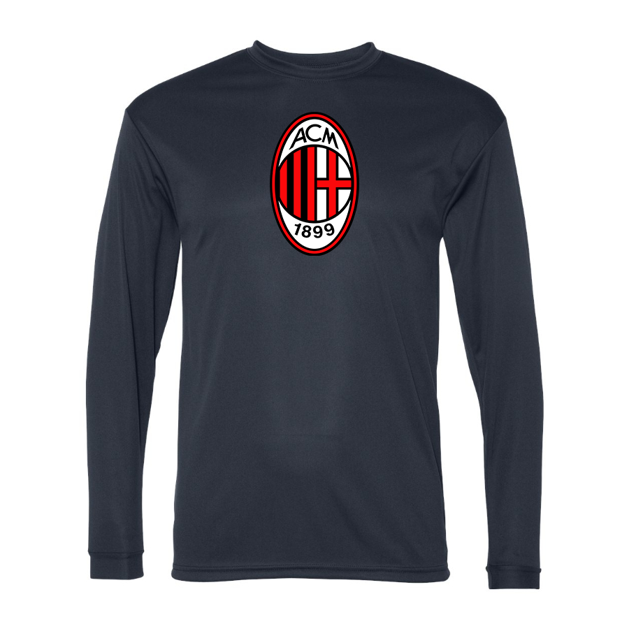 Men’s AC Milan Soccer- C2 Sport - Performance Long Sleeve T-Shirt - 5104