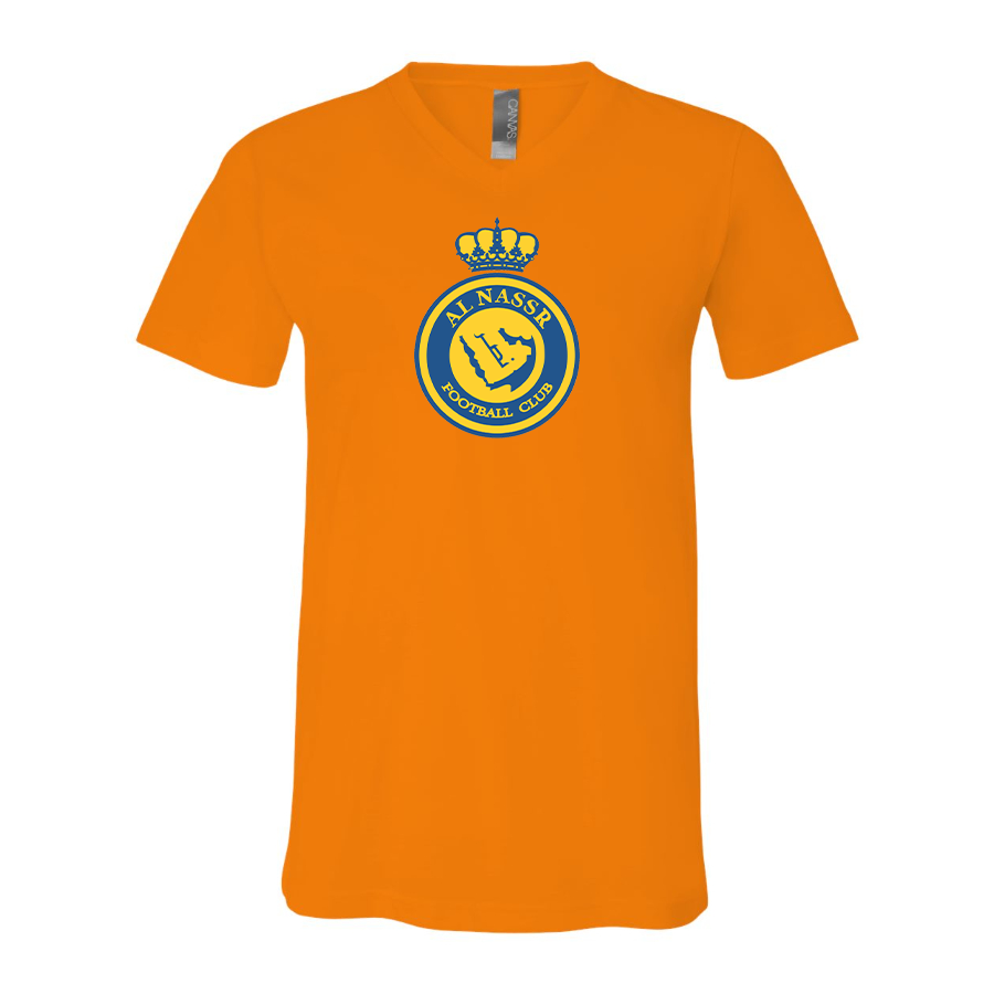 Men’s Al Nassr FC - BELLA + CANVAS - Jersey V-Neck Tee - 3005